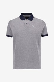 Barbour® Navy Blue Mens Sports Polo Shirt - Image 5 of 5