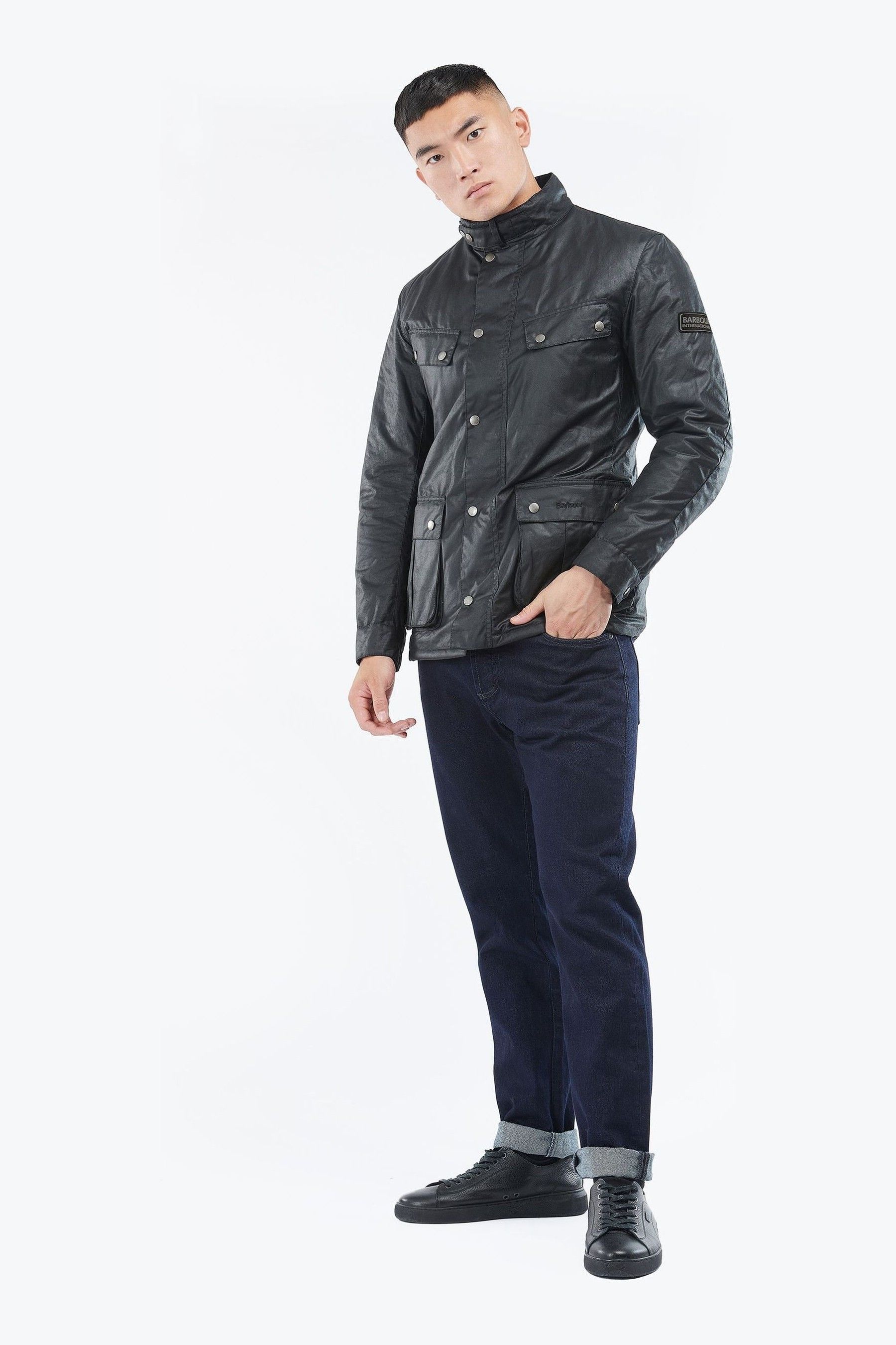 Buy Barbour International Duke Waxed Jacket from the Next UK online shop