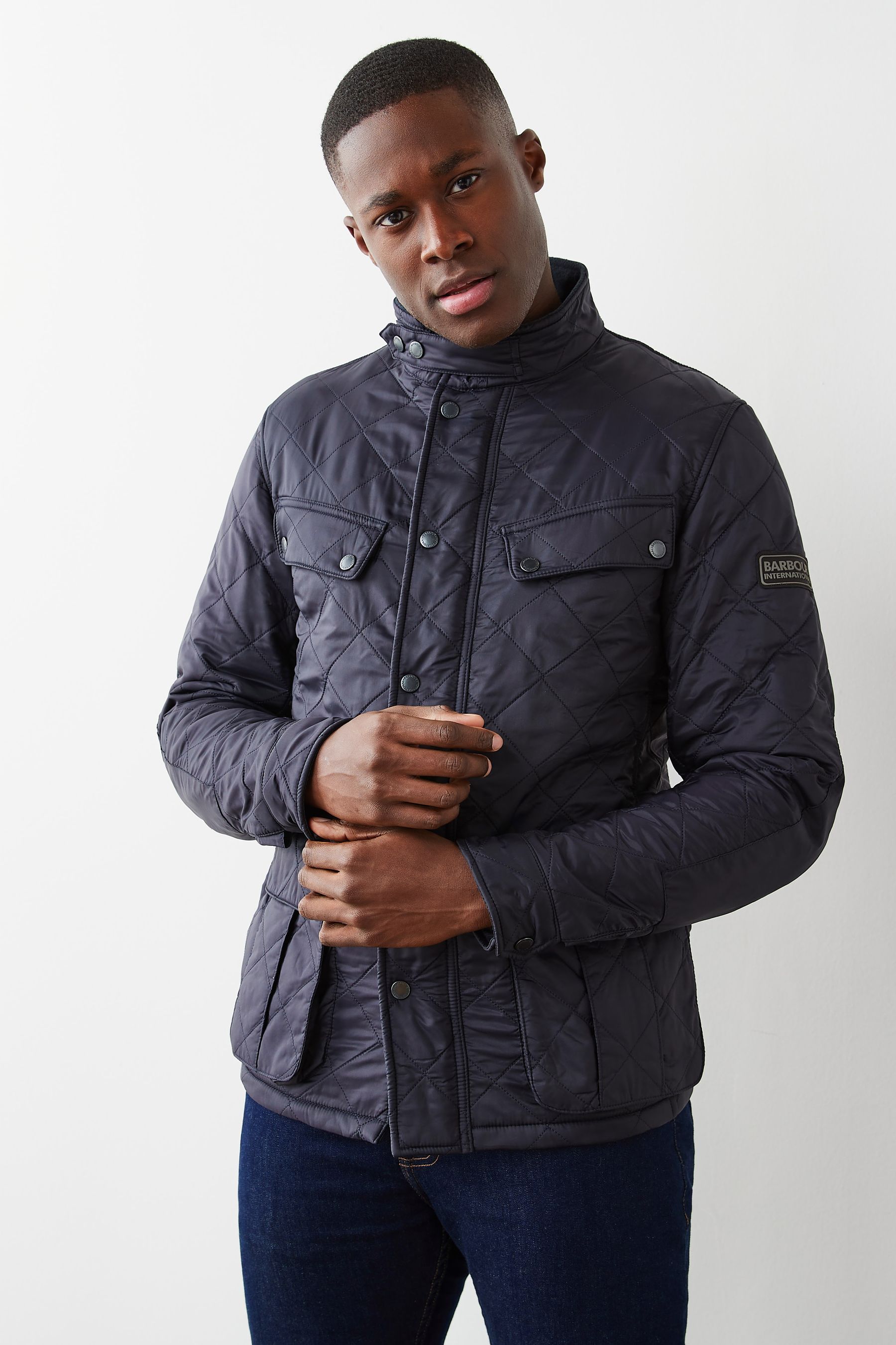 Buy Barbour International Tourer Ariel Polar Quilted Jacket from Next Israel