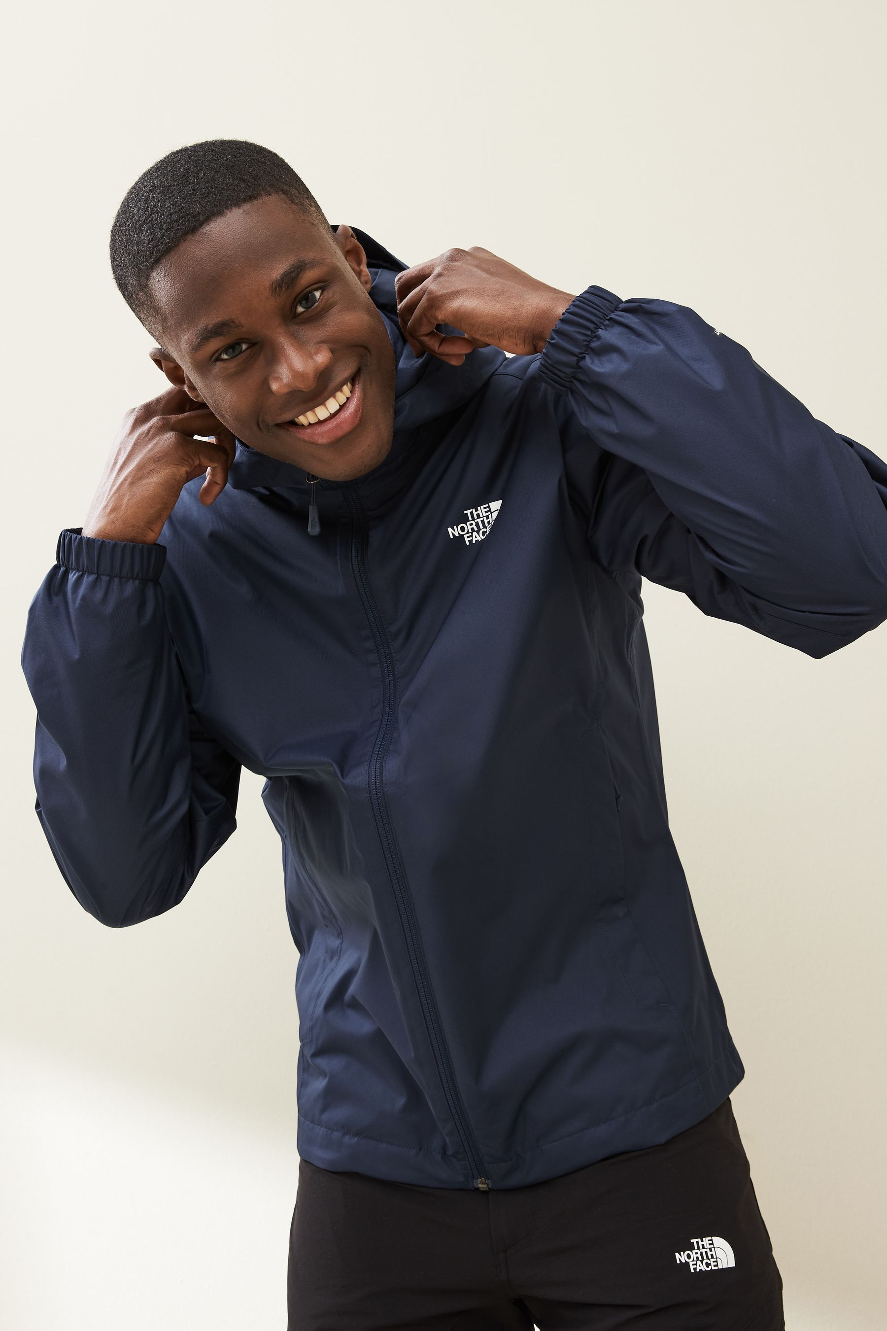Buy The North Face Navy Blue Mens Quest Waterproof Jacket from the Next UK online shop