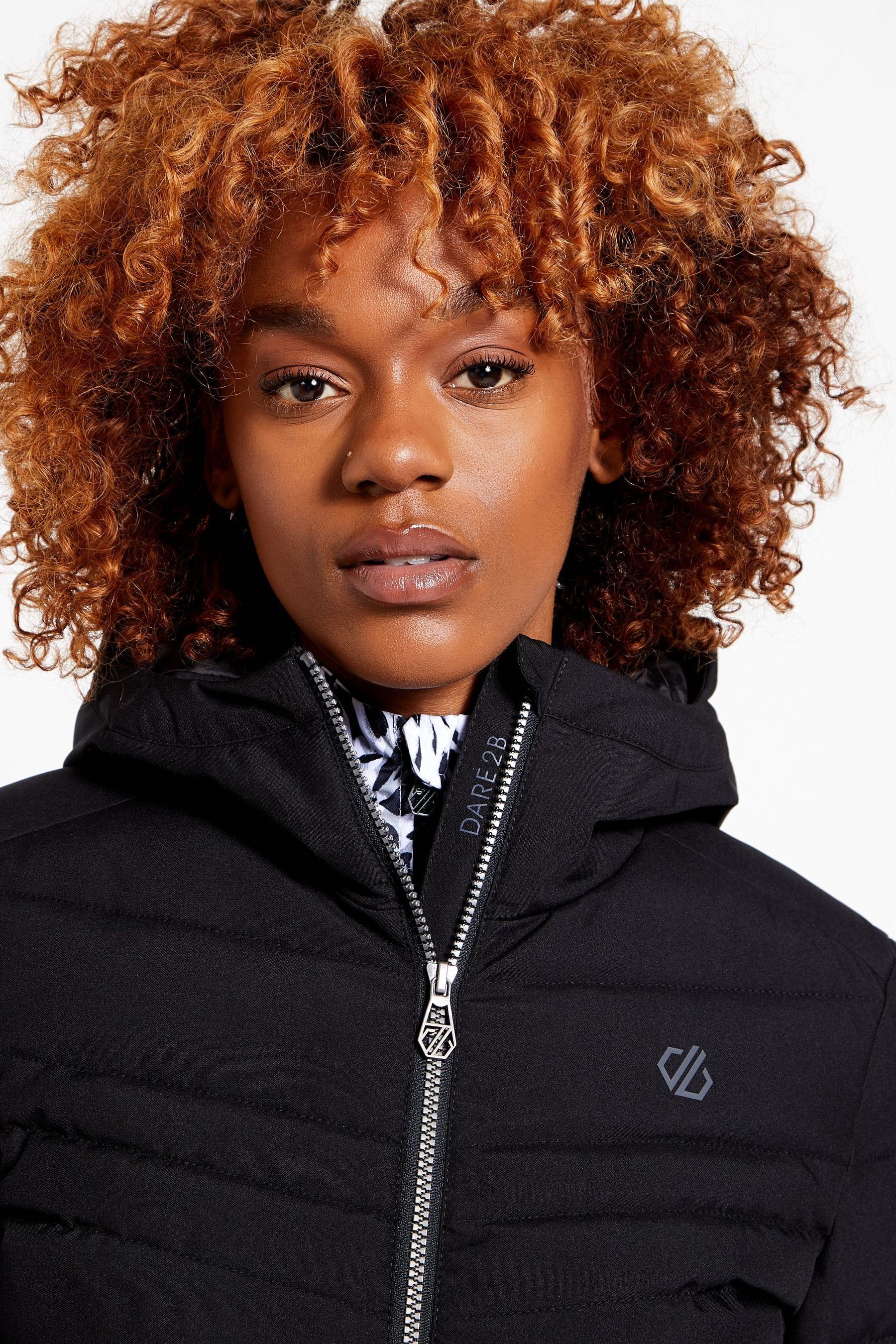 Buy Noir Veste de ski haut de gamme avec ceinture Dare 2b x Next Hit The Slopes from Next Luxembourg