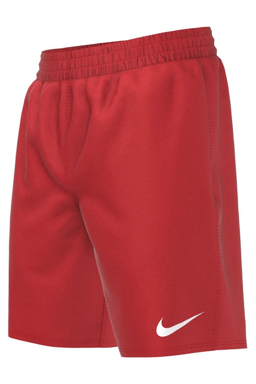 Nike Red 6 Inch Essential Volley Swim Shorts - Image 2 of 4