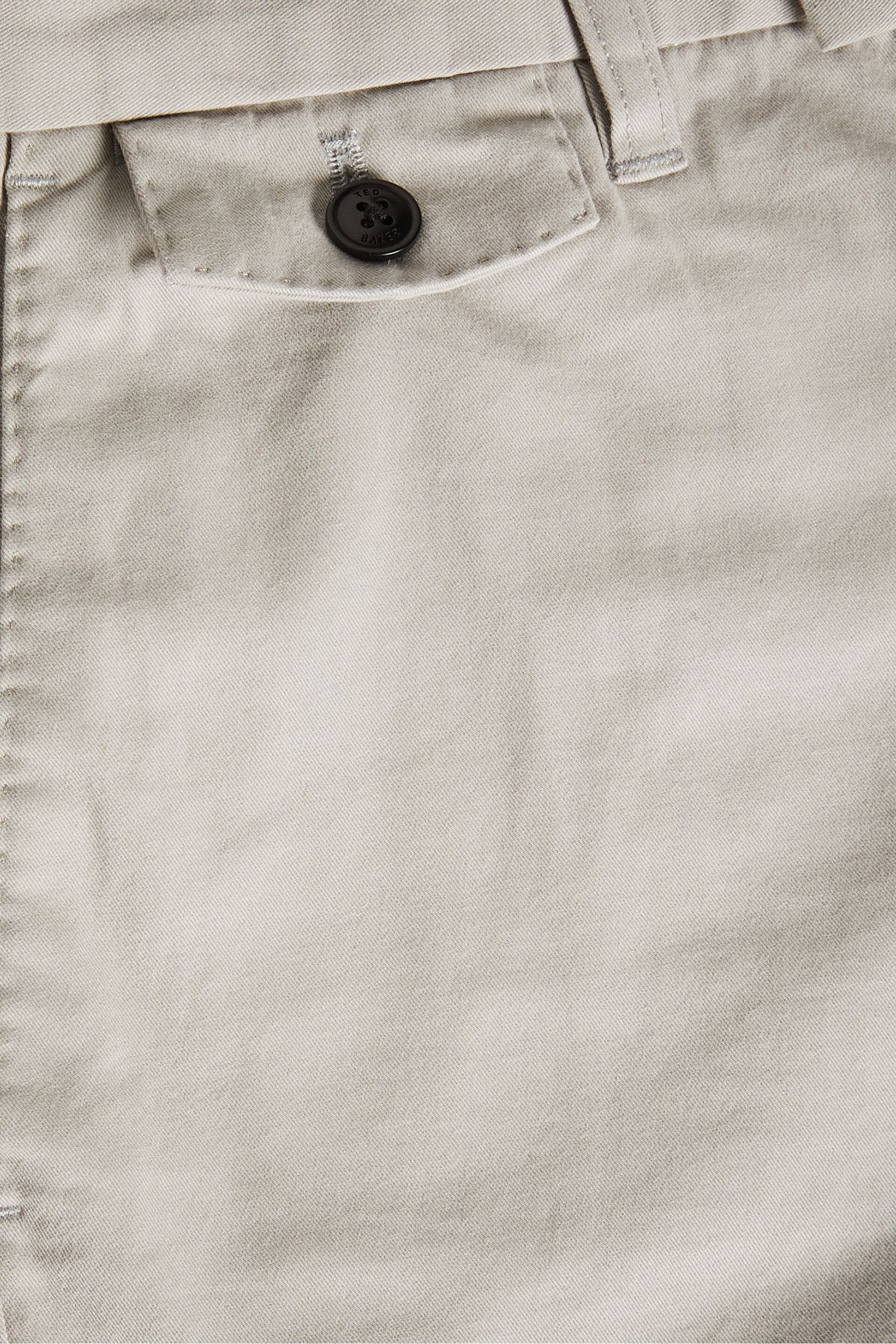 Ted Baker Grey Ashfrd Chino Shorts - Image 5 of 5