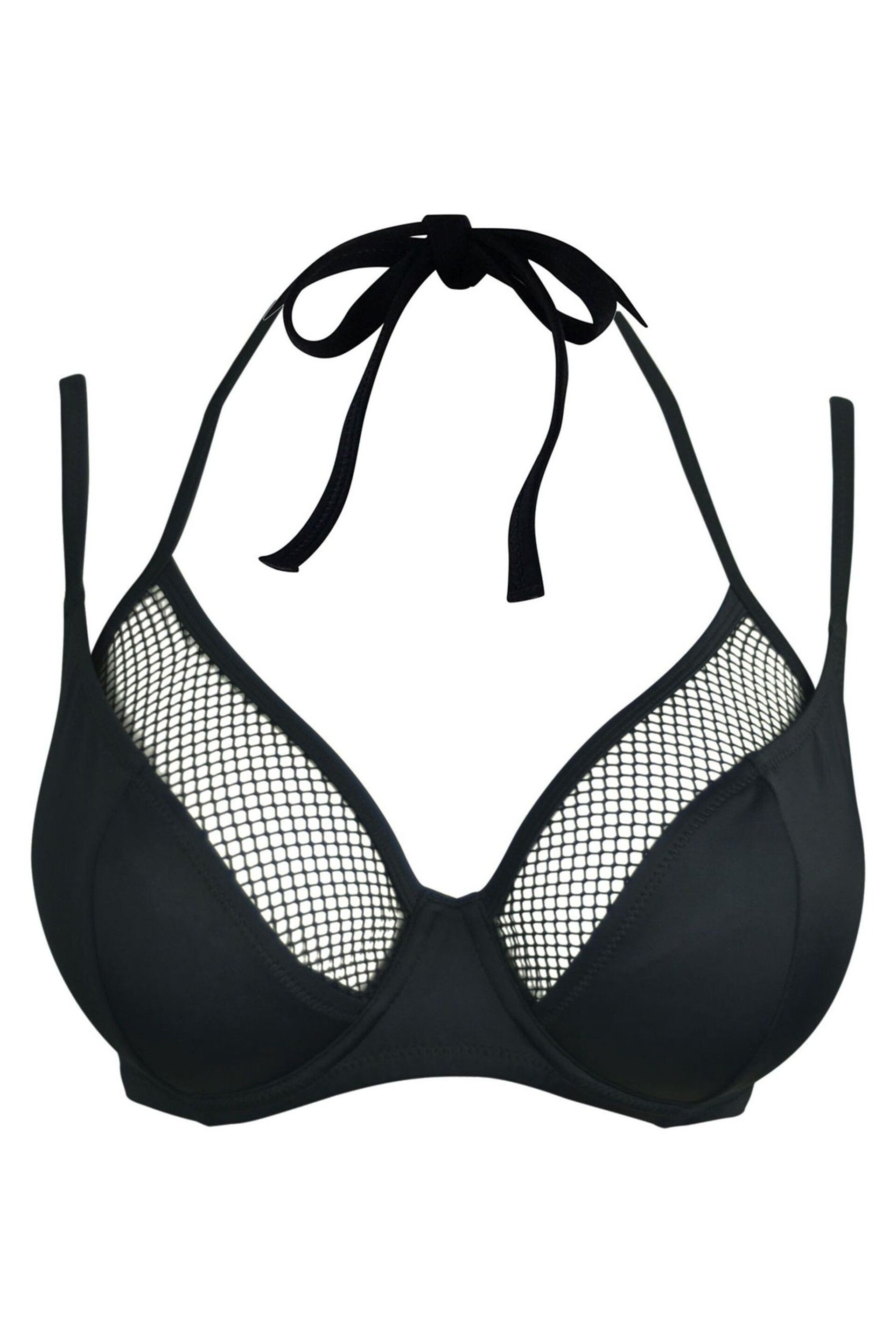 Pour Moi Black Padded Glamazon Bikini Top - Image 2 of 3