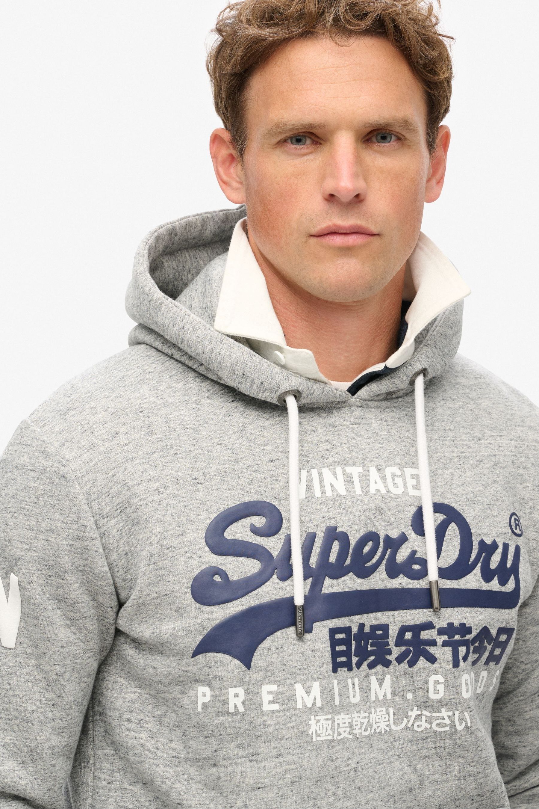 Superdry vintage logo hoodie sale
