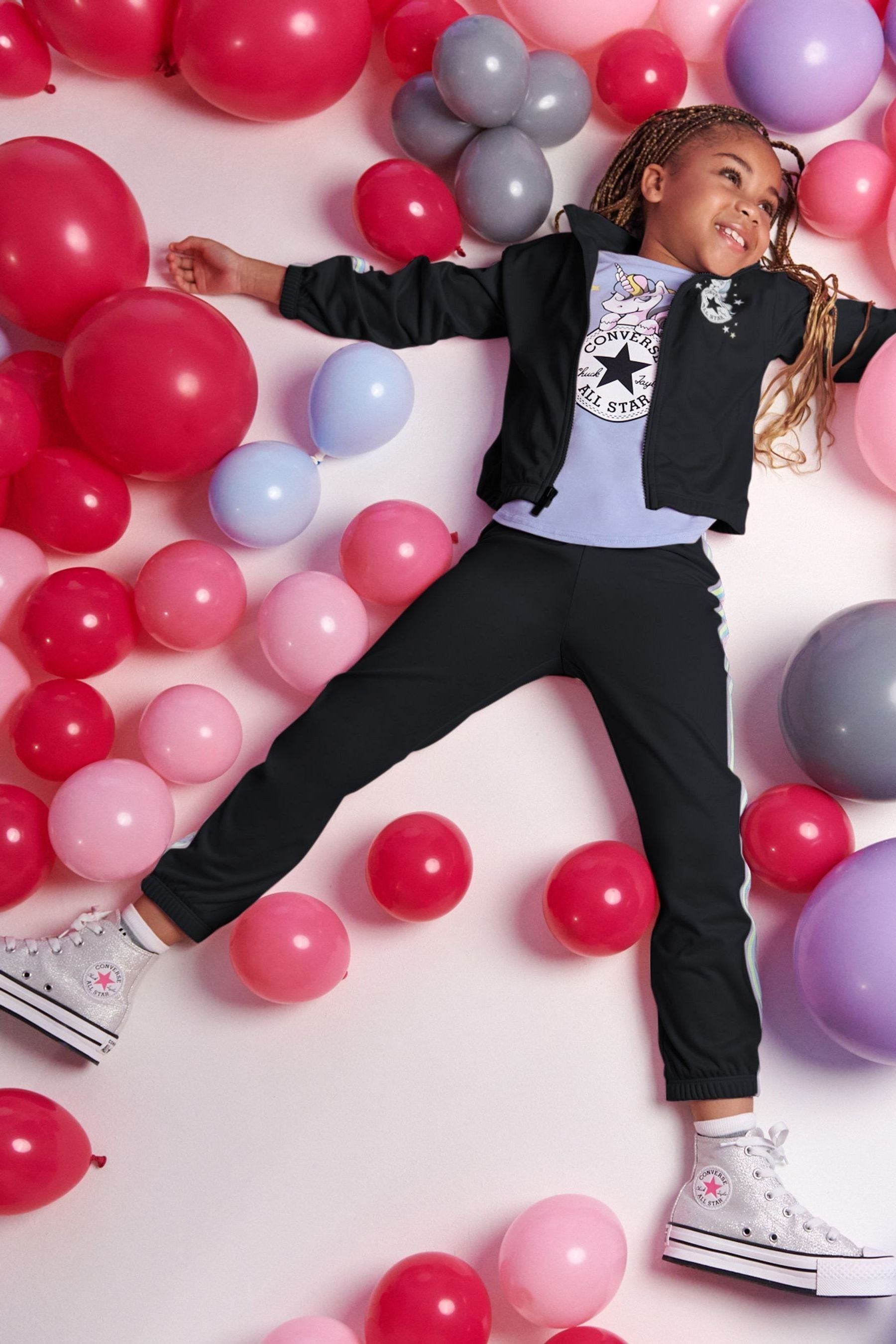 Buy Converse Unicorn Little Kids Tricot Tracksuit from Next Germany
