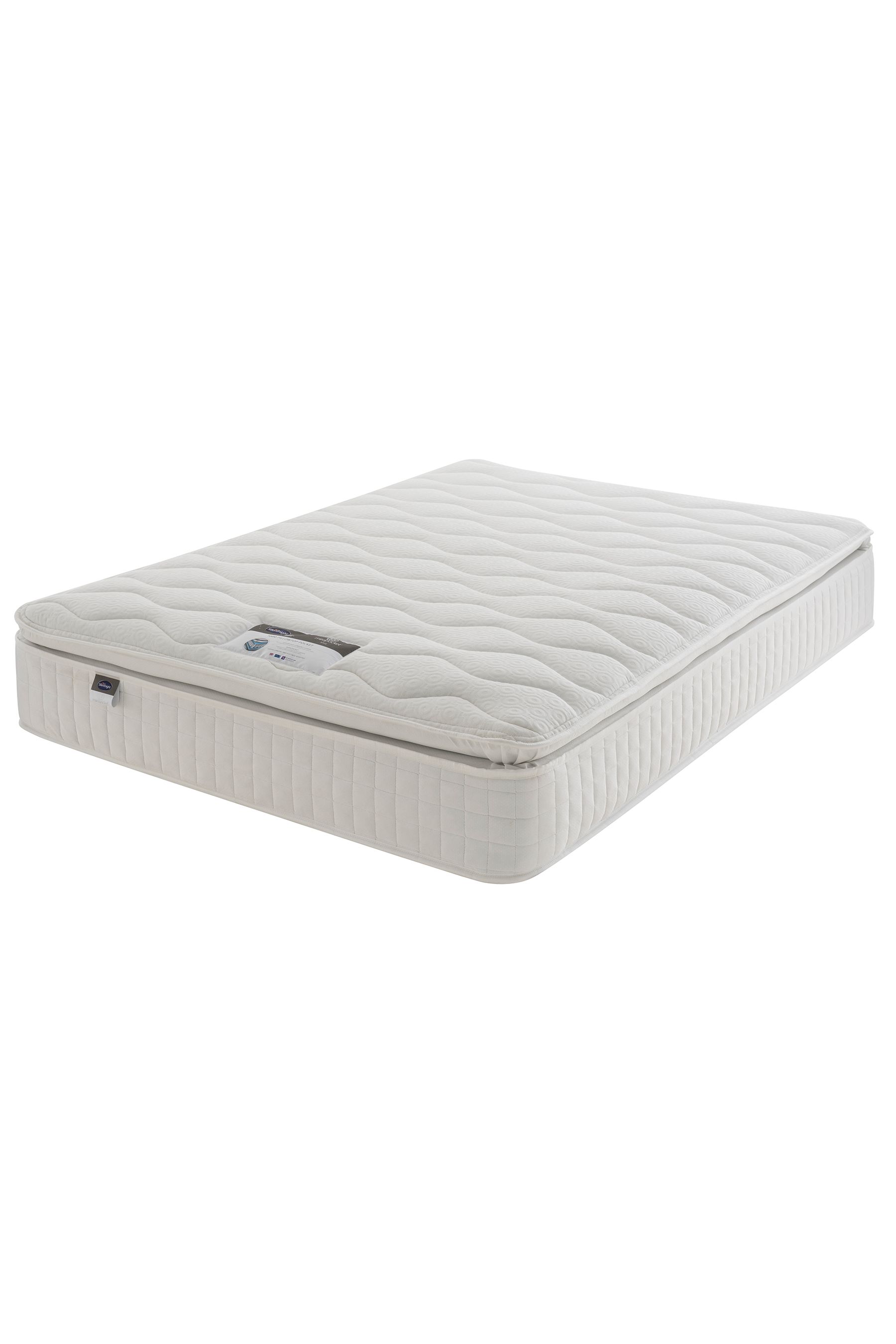 Silentnight White 1000 Mirapocket Pillow Top Mattress