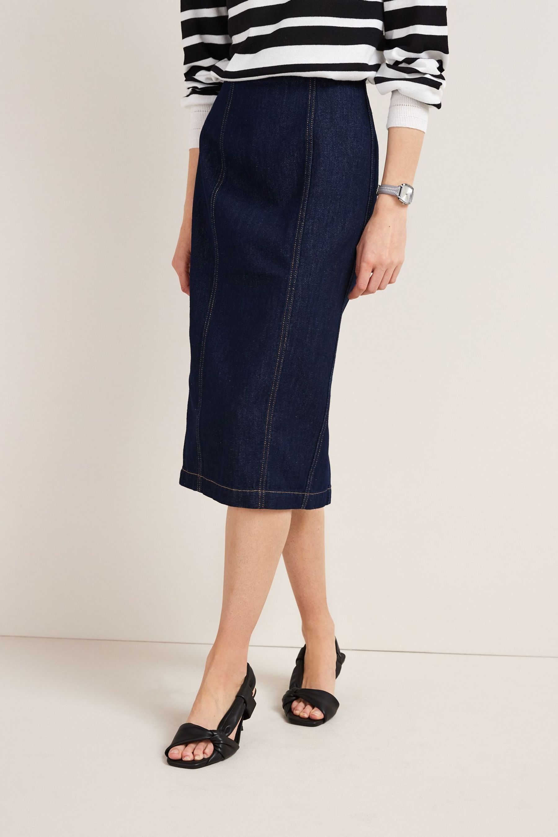 Denim pencil skirt next store