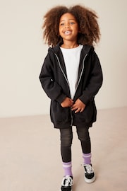 Black Zip Through Hoodie (3-16yrs) - Image 4 of 7