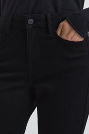 Reiss Black Lux Mid Rise Skinny Jeans - Image 3 of 4