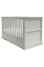 Mamas & Papas Grey Oxford Cot Bed - Image 7 of 10