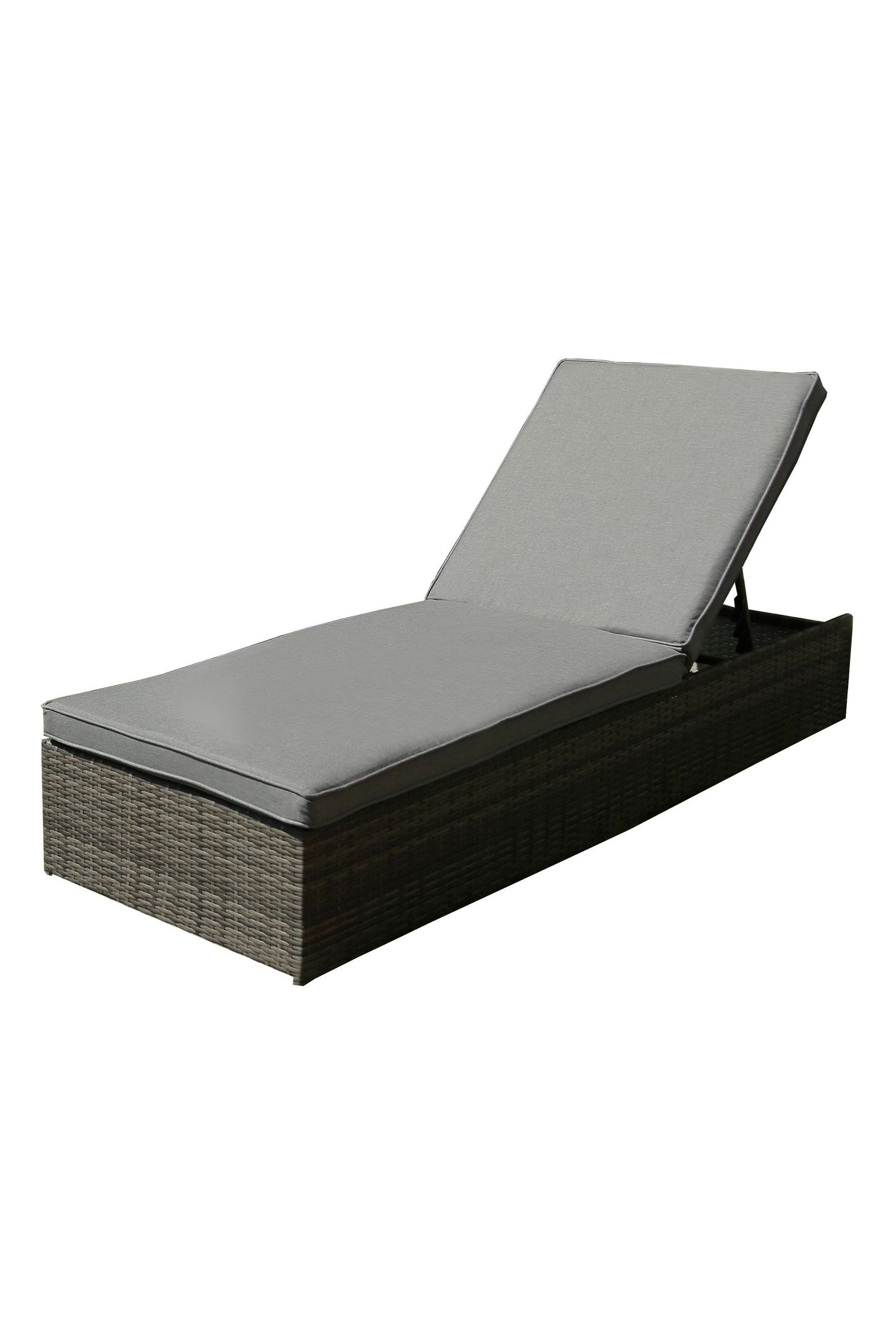 Buy Charles Bentley Grey Garden Rattan Sun Lounger from the Next UK online shop