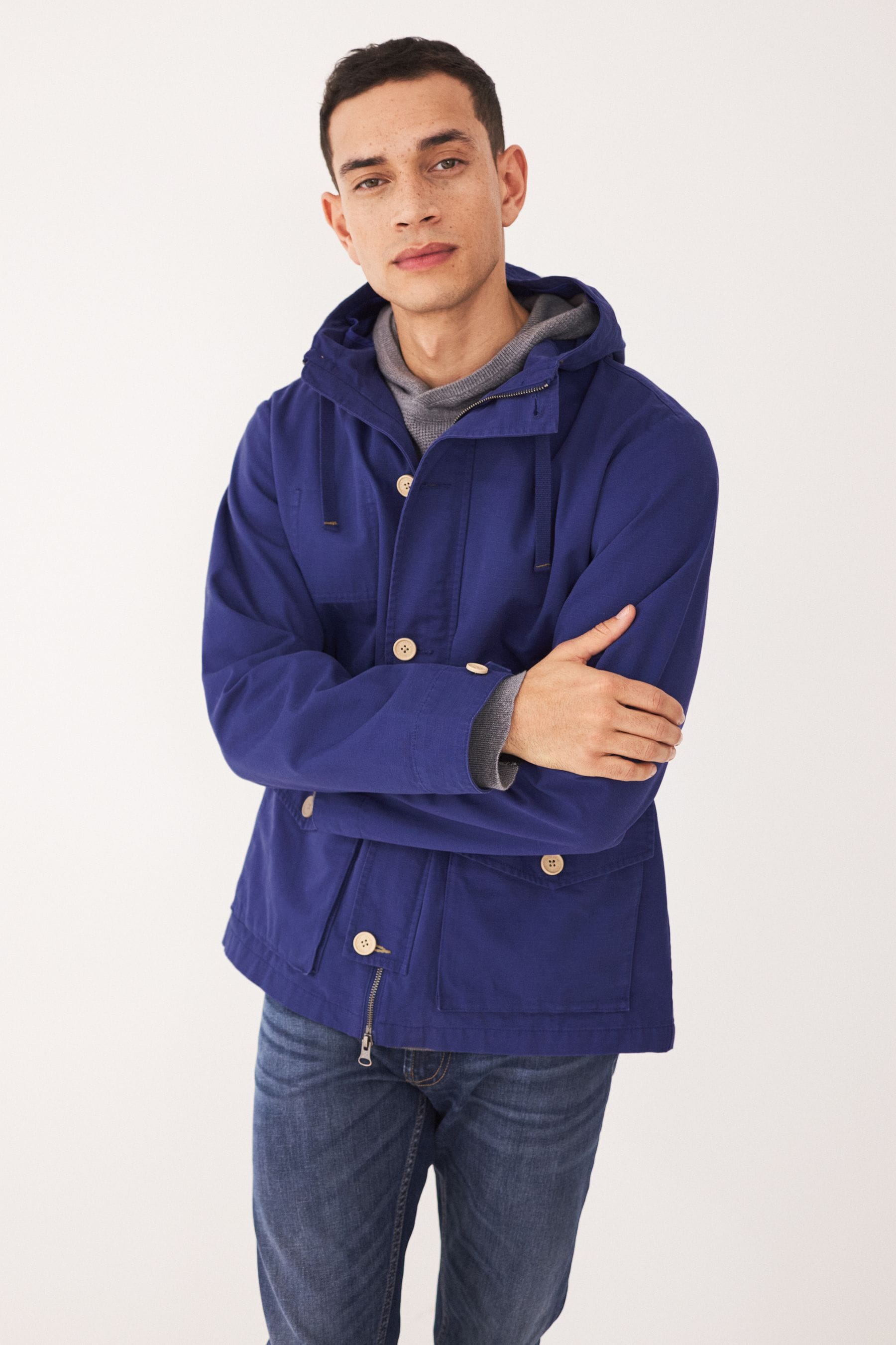 Buy White Stuff Blue Cascade Jacket from Next Luxembourg