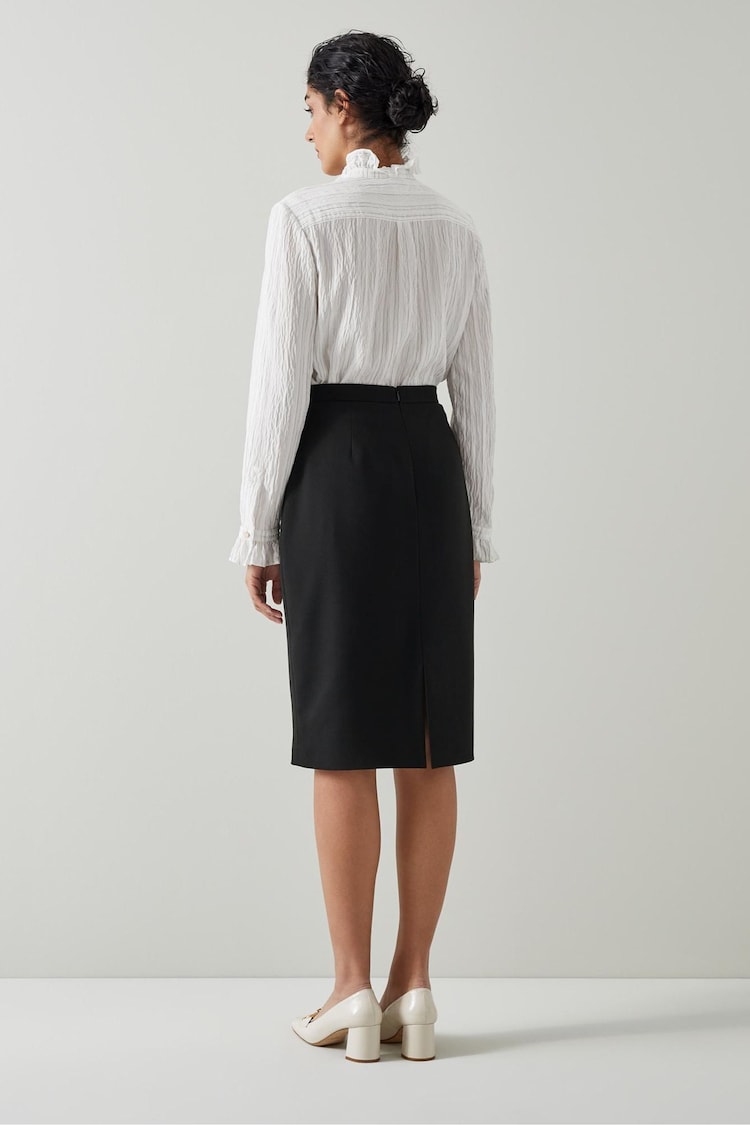 LK Bennett Black Nina Pencil Skirt - Image 2 of 4