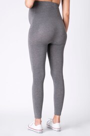 Seraphine Black and Grey Bamboo Maternity Leggings – Twin Pack - Image 2 of 5