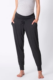 Seraphine Black Maternity Lounge Joggers 2 Pack - Image 1 of 2