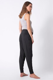 Seraphine Black Maternity Lounge Joggers 2 Pack - Image 2 of 2