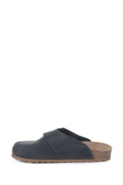 Celtic & Co Navy Blue Slip-On Clogs - Image 2 of 3