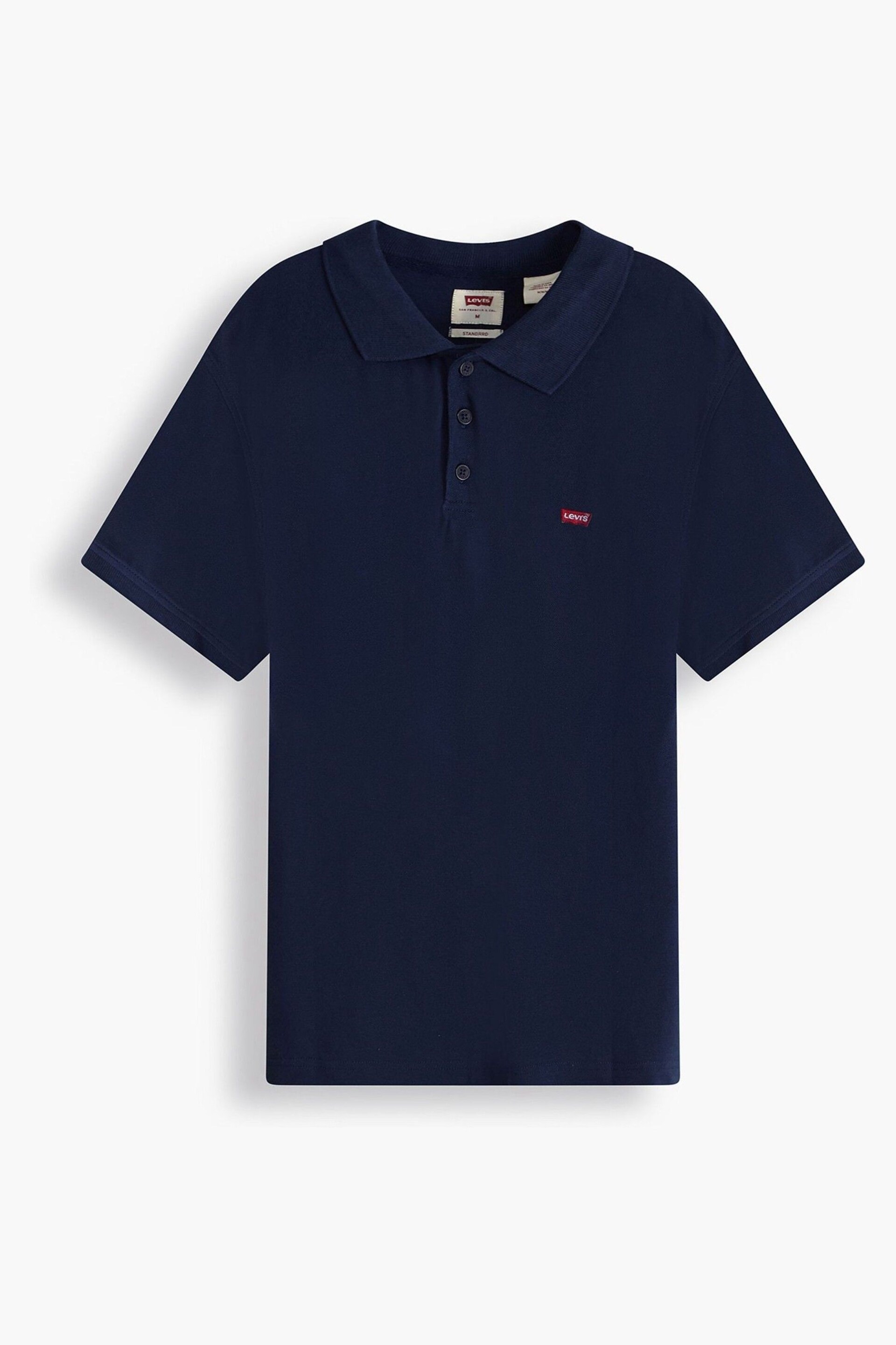 Levi's® Navy Blue Housemark Polo Shirt - Image 3 of 4