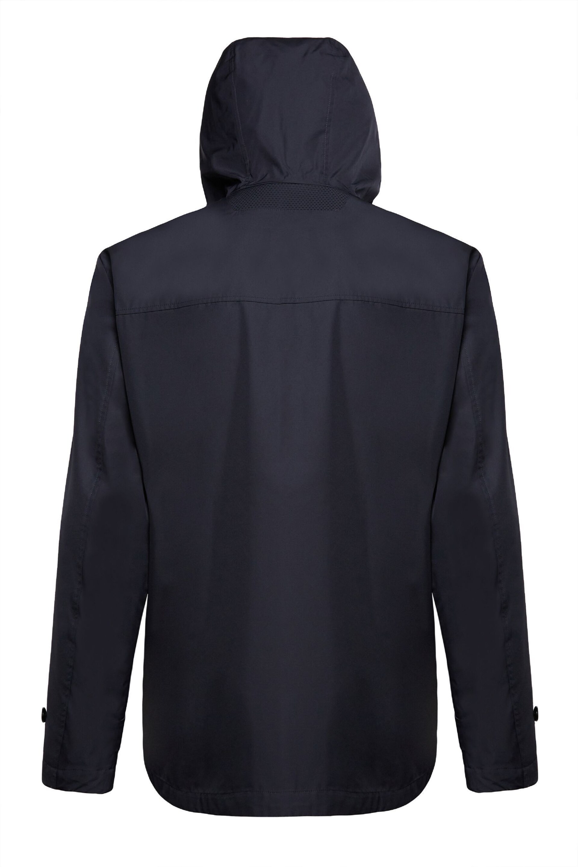 Geox Mens Bayle Blue Parka Jacket - Image 2 of 5