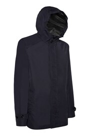 Geox Mens Bayle Blue Parka Jacket - Image 3 of 5