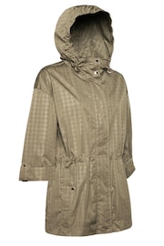 Geox Womens Green Faviola Mid Parka Jacket - Image 4 of 6