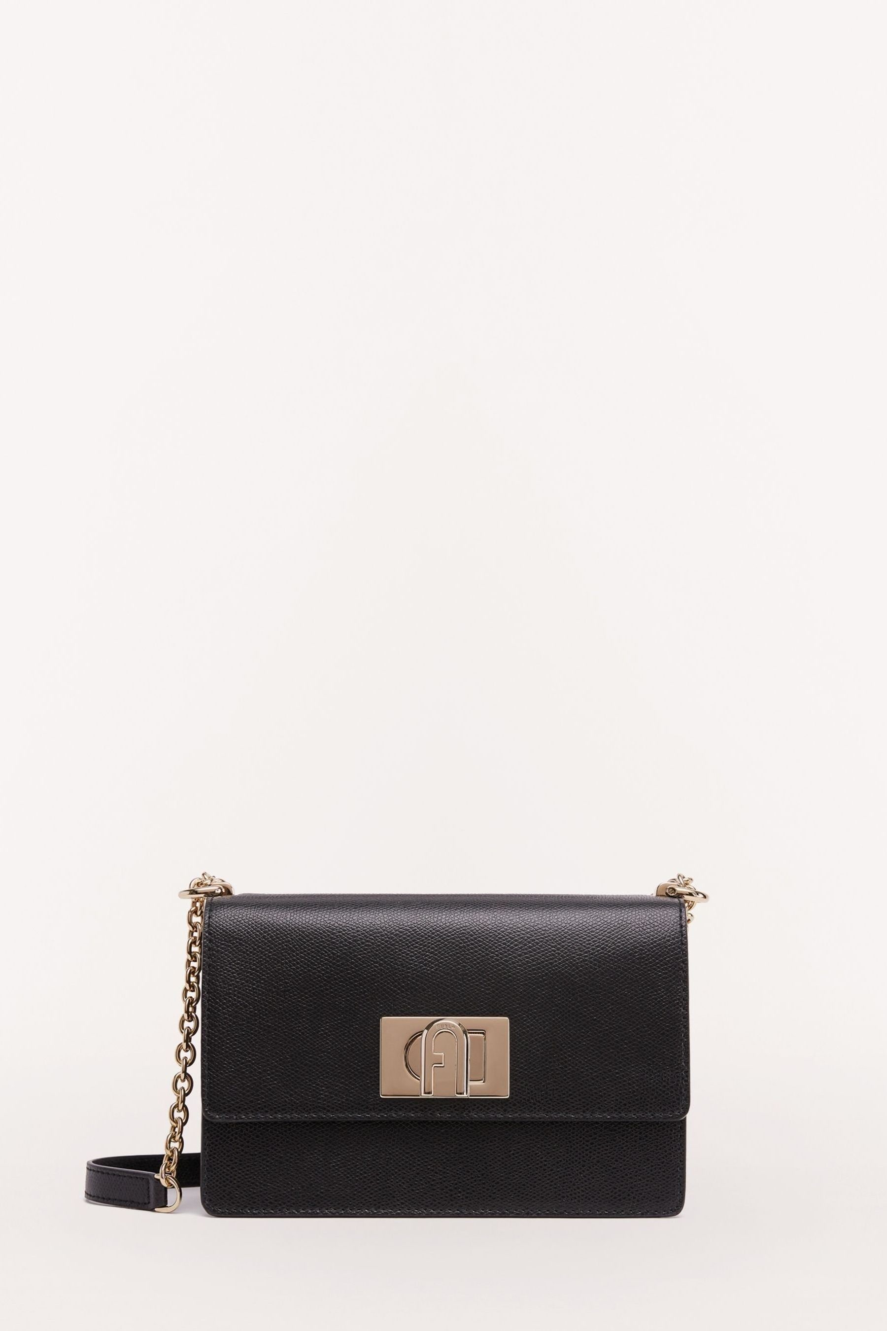 Buy Furla Black 1927 Leather Mini Crossbody Bag from Next Ireland