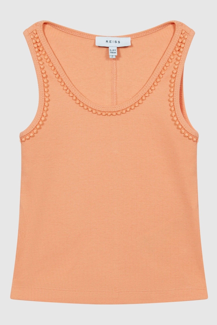 Reiss Apricot Violet Jr Trim Detail Vest - Image 2 of 5