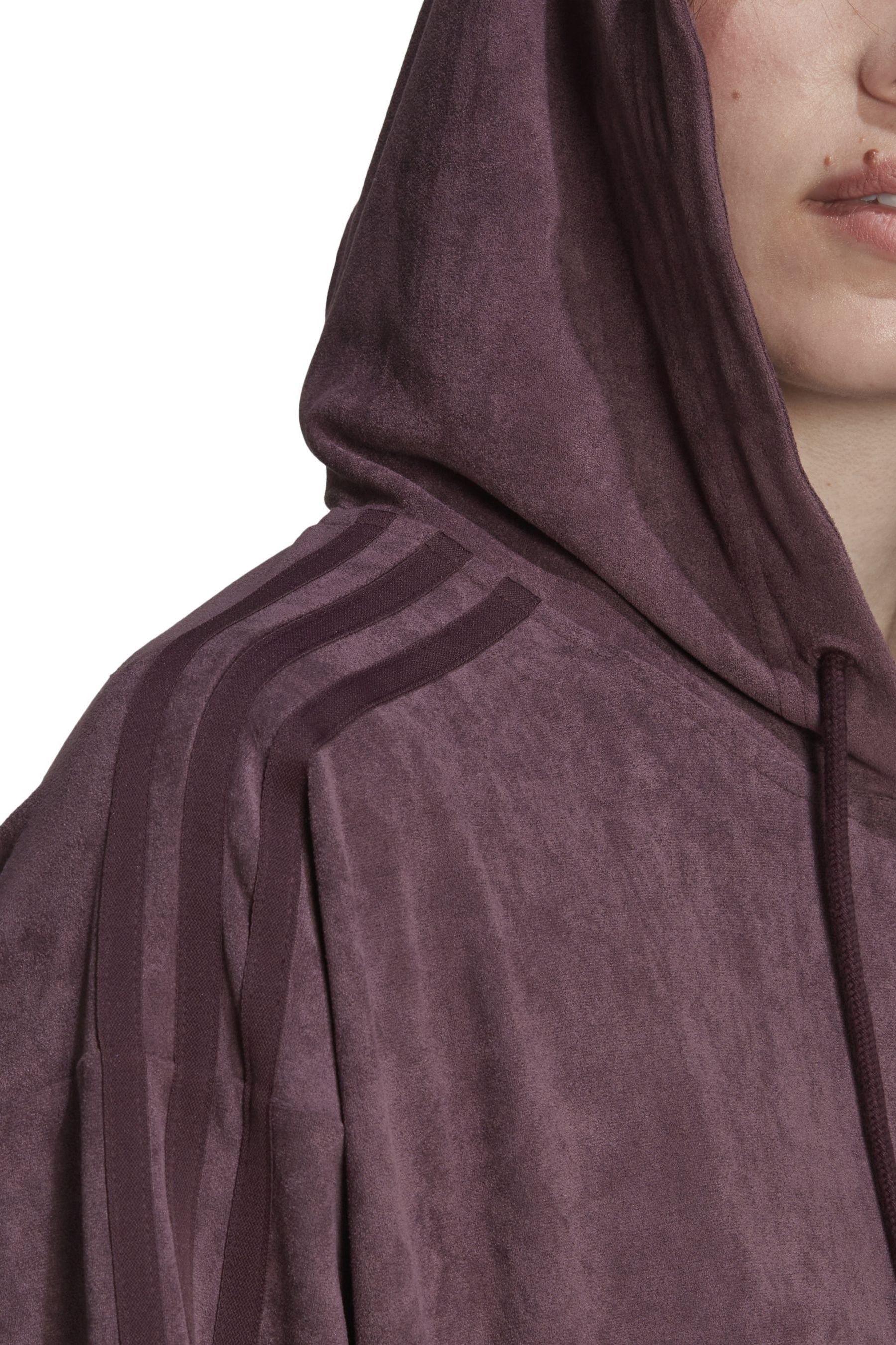 Buy adidas Originals Purple Adicolor Classics Faux Suede Hoodie from Next Ireland