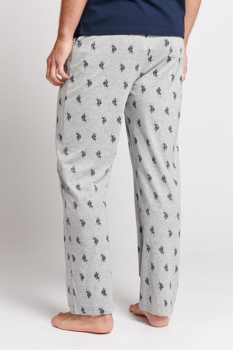 U.S. Polo Assn. Grey AOP DHM Lounge Bottoms - Image 2 of 6