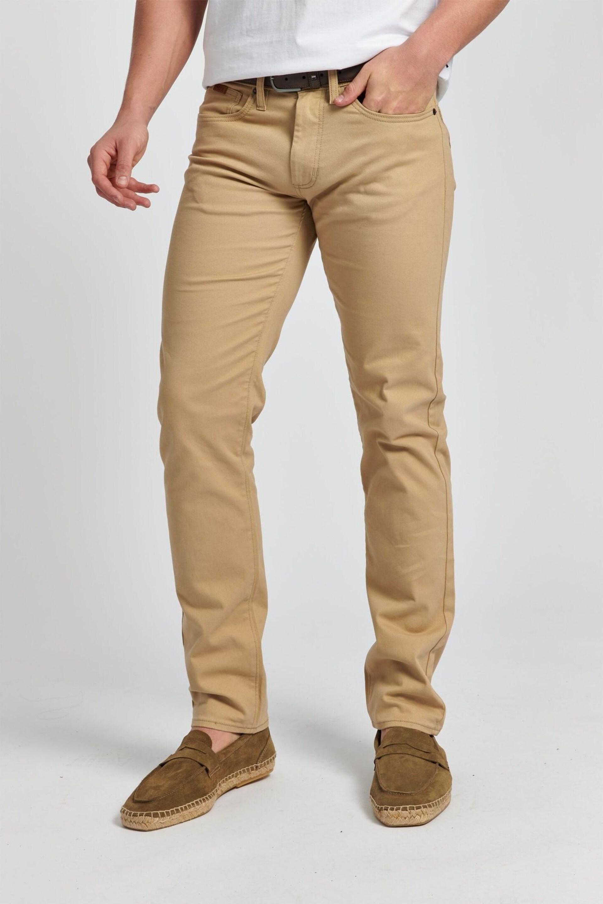 U.S. Polo Assn Tan USPA Woven Trousers - Image 1 of 4