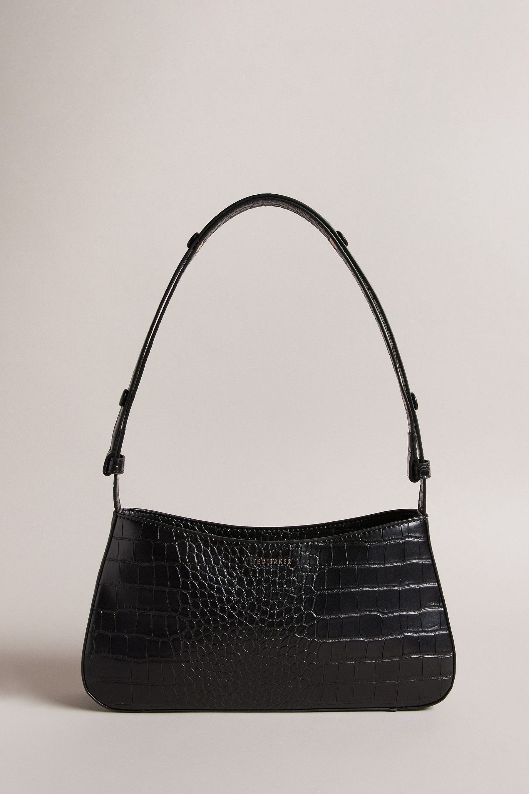 Croc effect baguette bag on sale