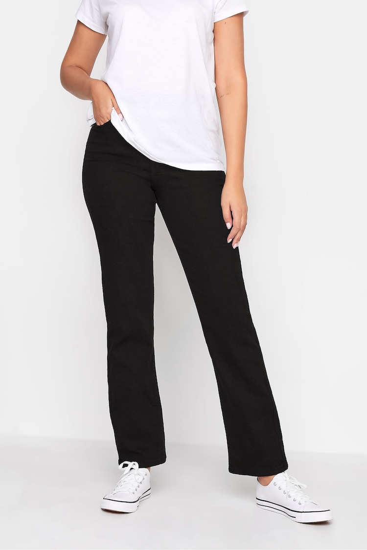 Long Tall Sally Black Straight Leg Jeans - Image 1 of 3