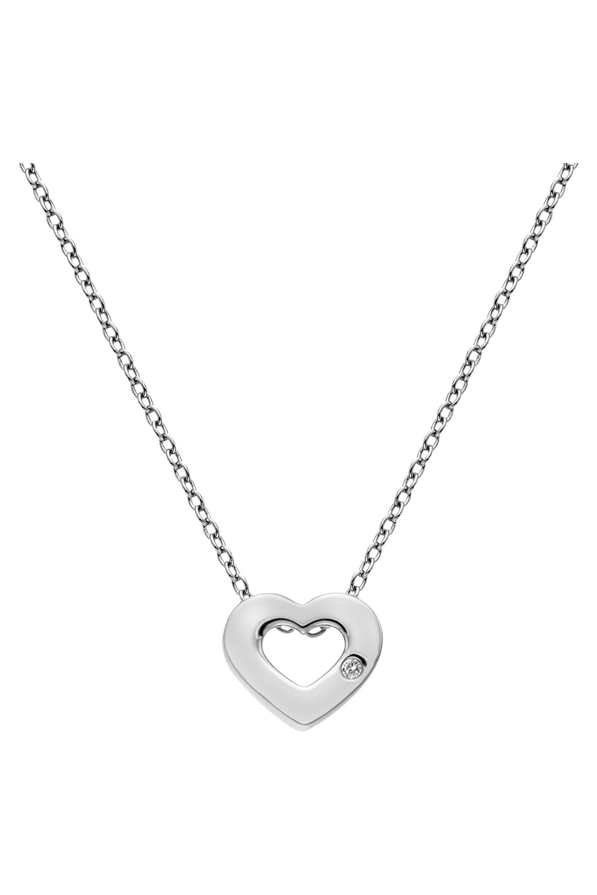 Hot Diamonds Silver Diamond Amulet Heart Pendant - Image 2 of 3