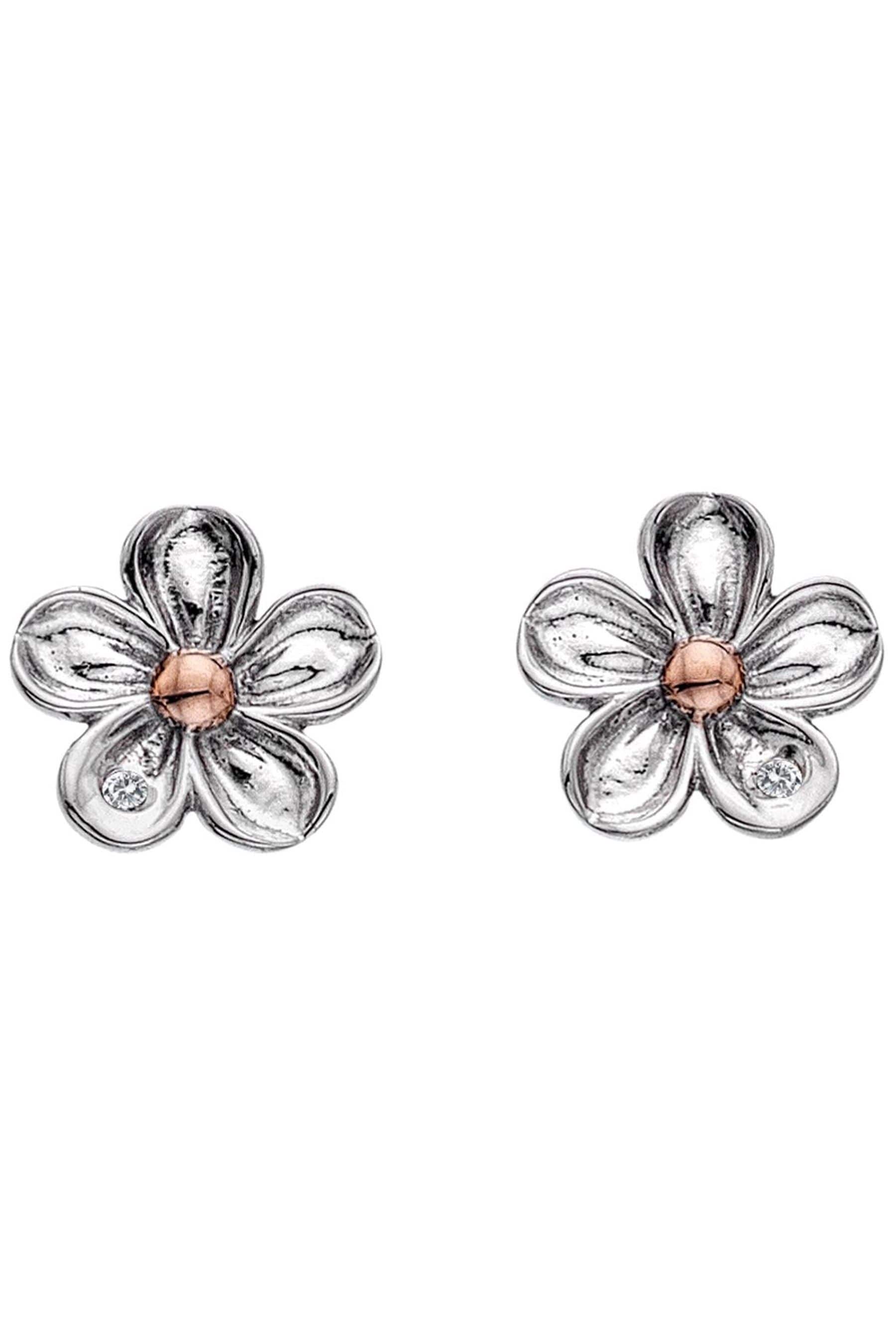 Buy Hot Diamonds Silver Forget Me Not Earrings from Next Luxembourg
