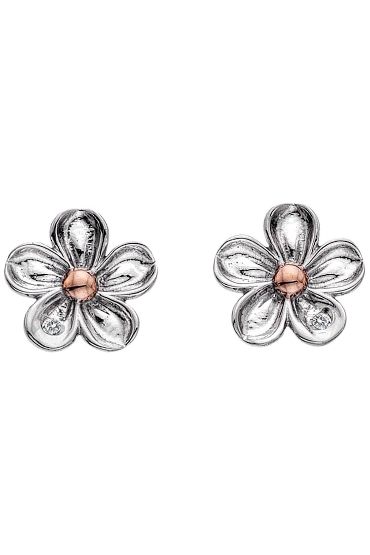 Hot Diamonds Silver Forget Me Not Earrings - Image 1 of 3