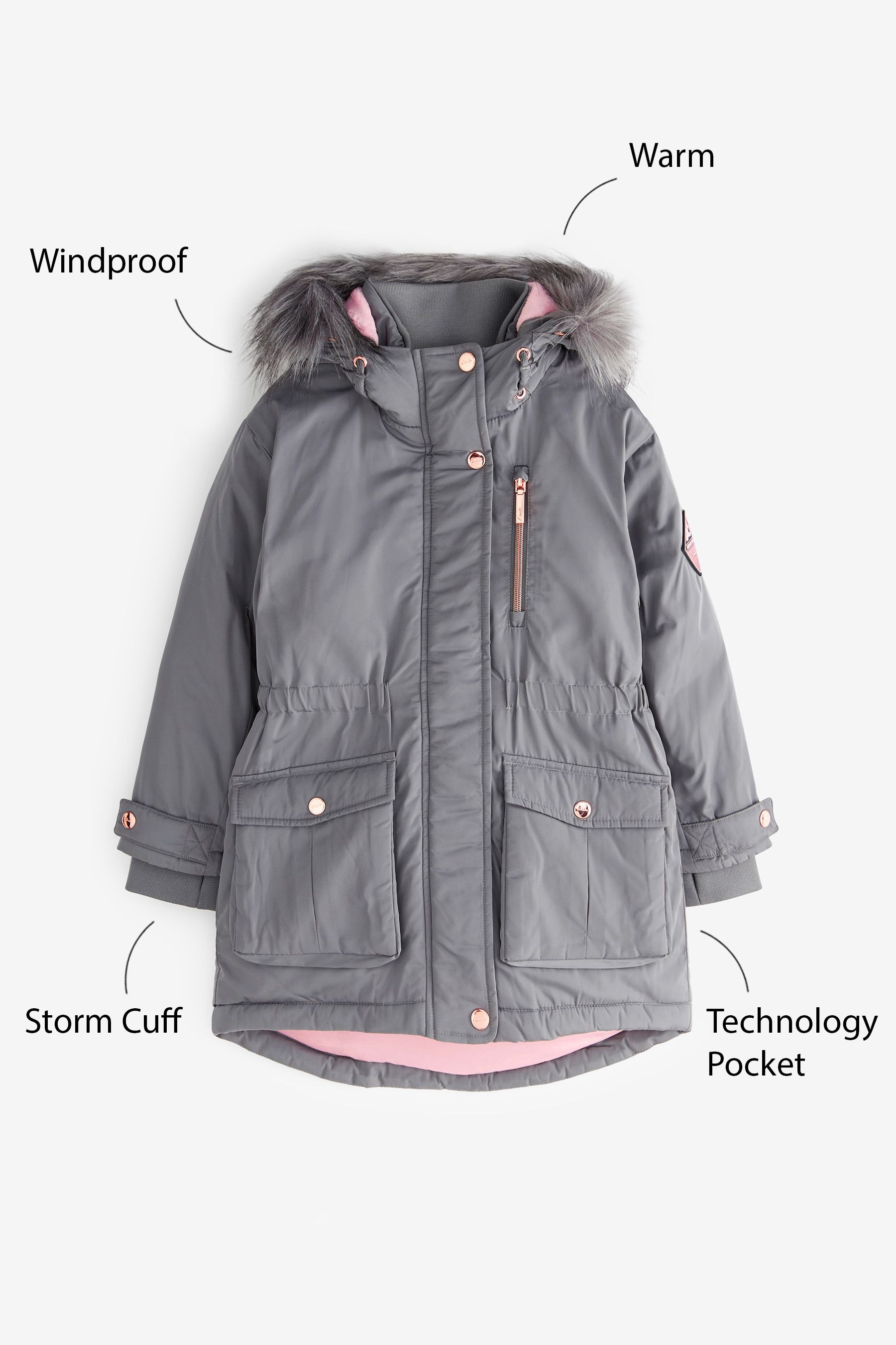 Grey parka next online
