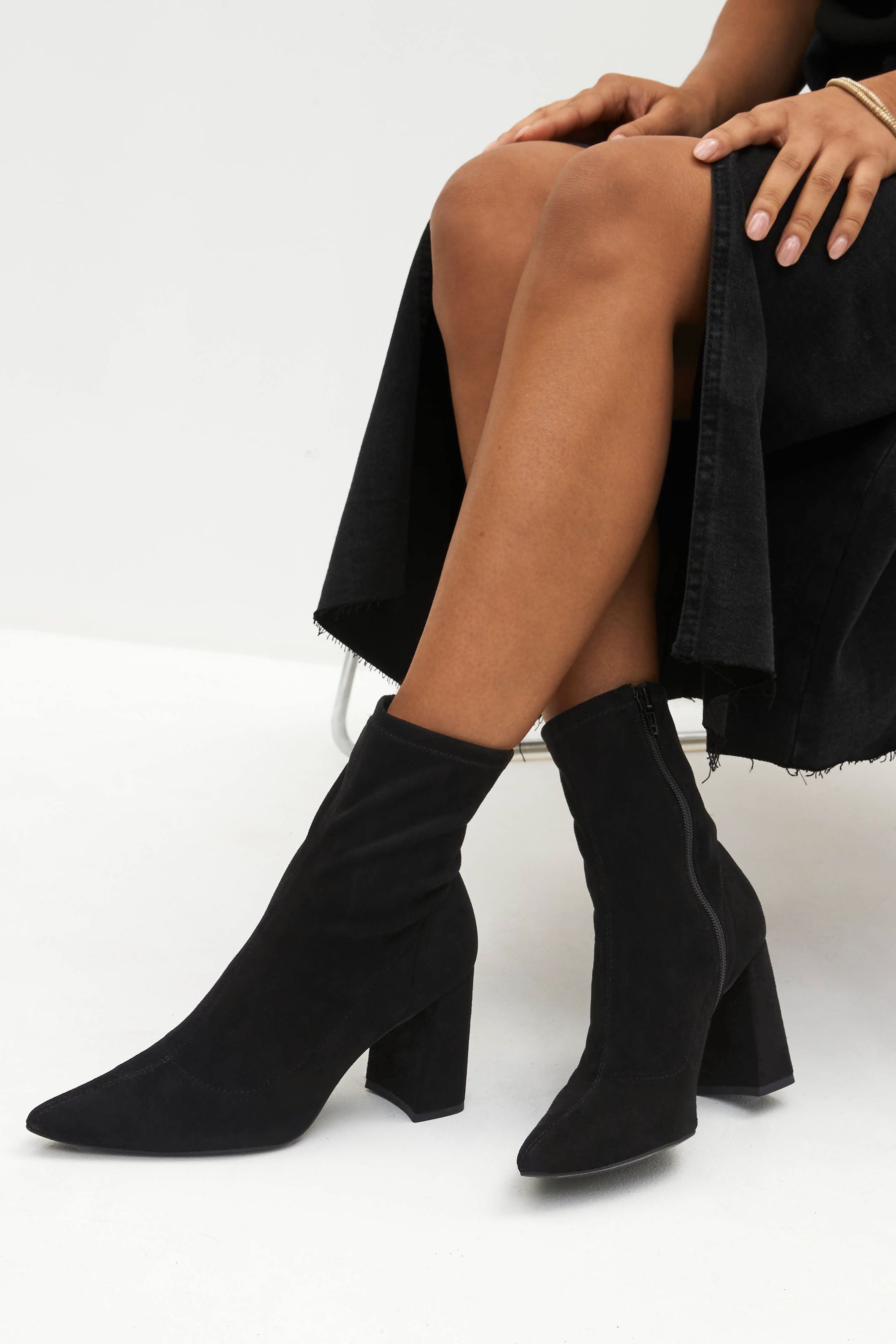 Next black sock boots deals