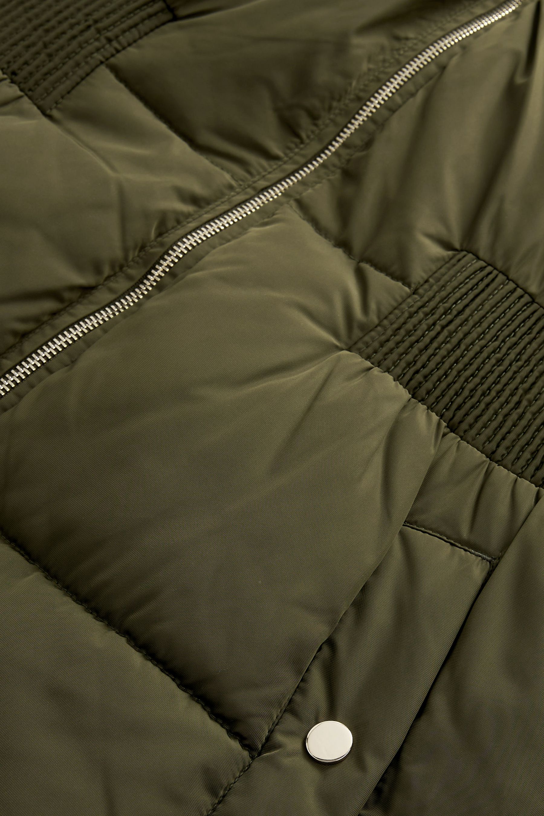 Green borg longline coat best sale