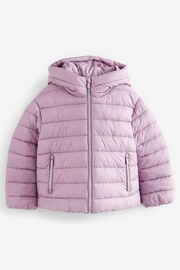 Lilac Purple Shower Resistant Padded Coat (3-16yrs) - Image 7 of 9