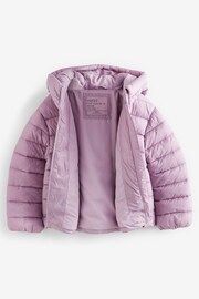 Lilac Purple Shower Resistant Padded Coat (3-16yrs) - Image 8 of 9