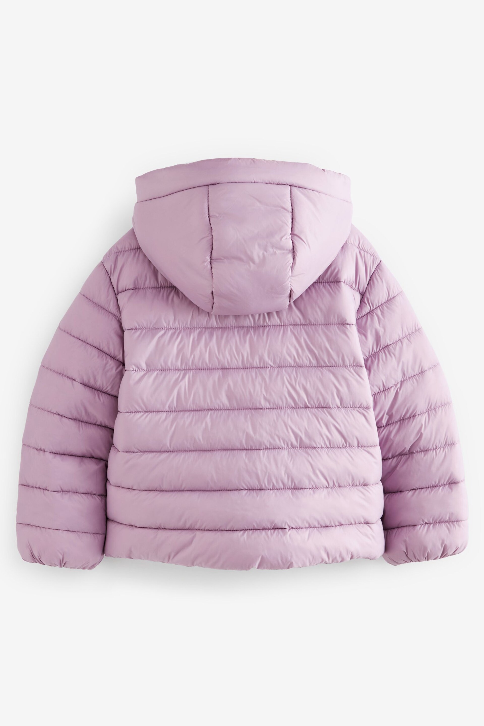 Lilac Purple Shower Resistant Padded Coat (3-16yrs) - Image 9 of 9