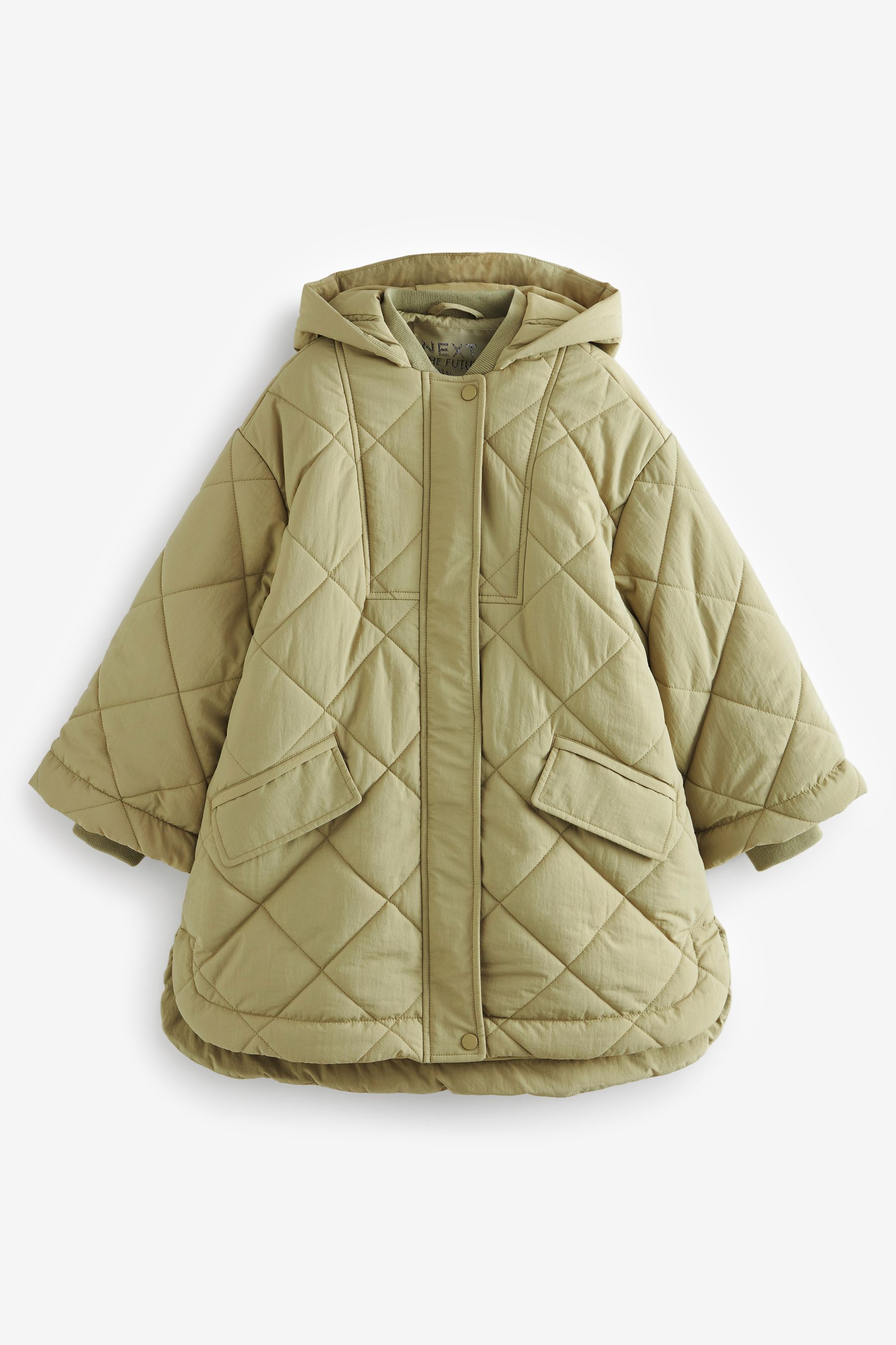 Buy Khaki Green Shower Resistant Padded Coat 3 16yrs from Next Luxembourg