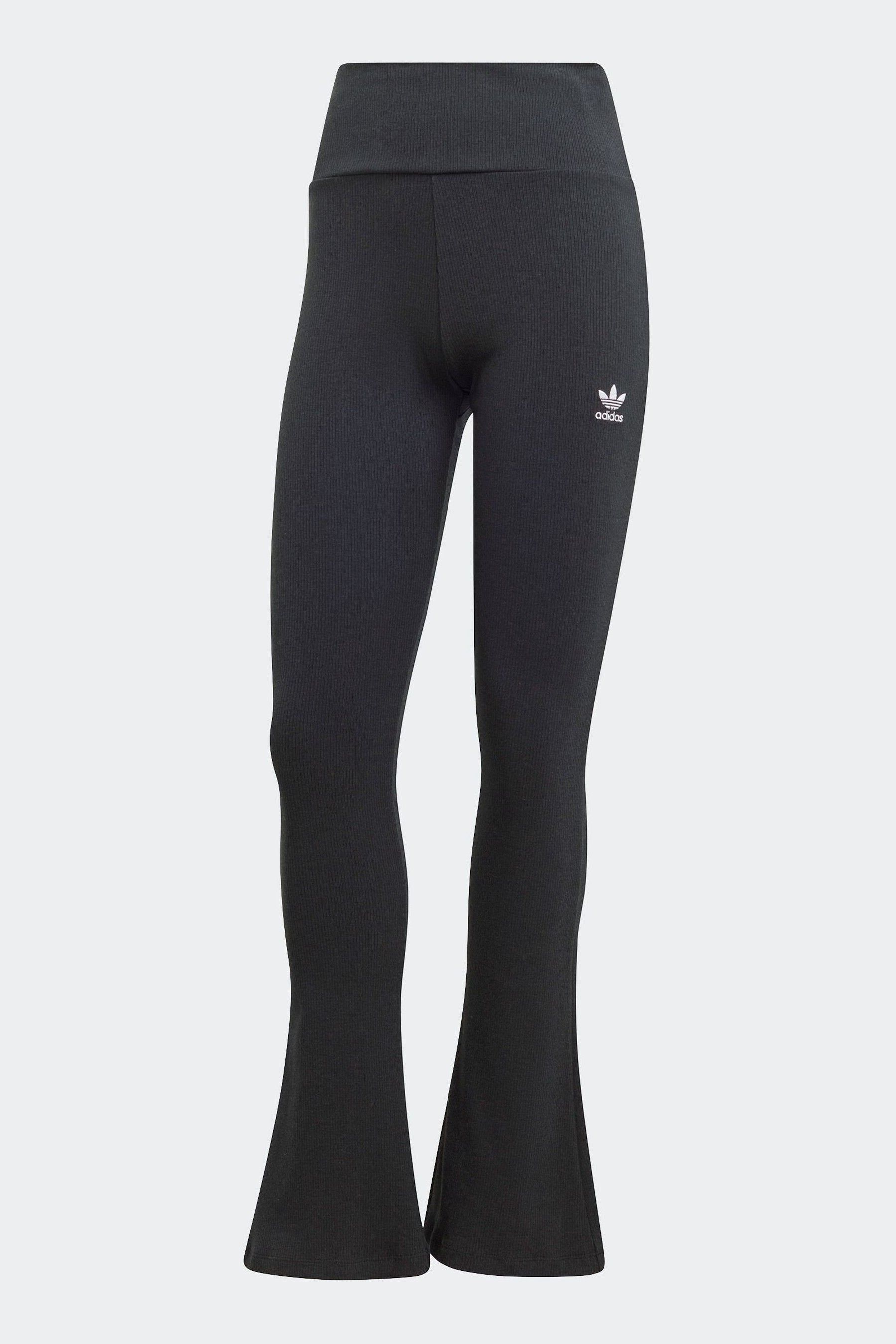 Buy adidas Originals Black Essentials Rib Flared Leggings from the Next UK online shop