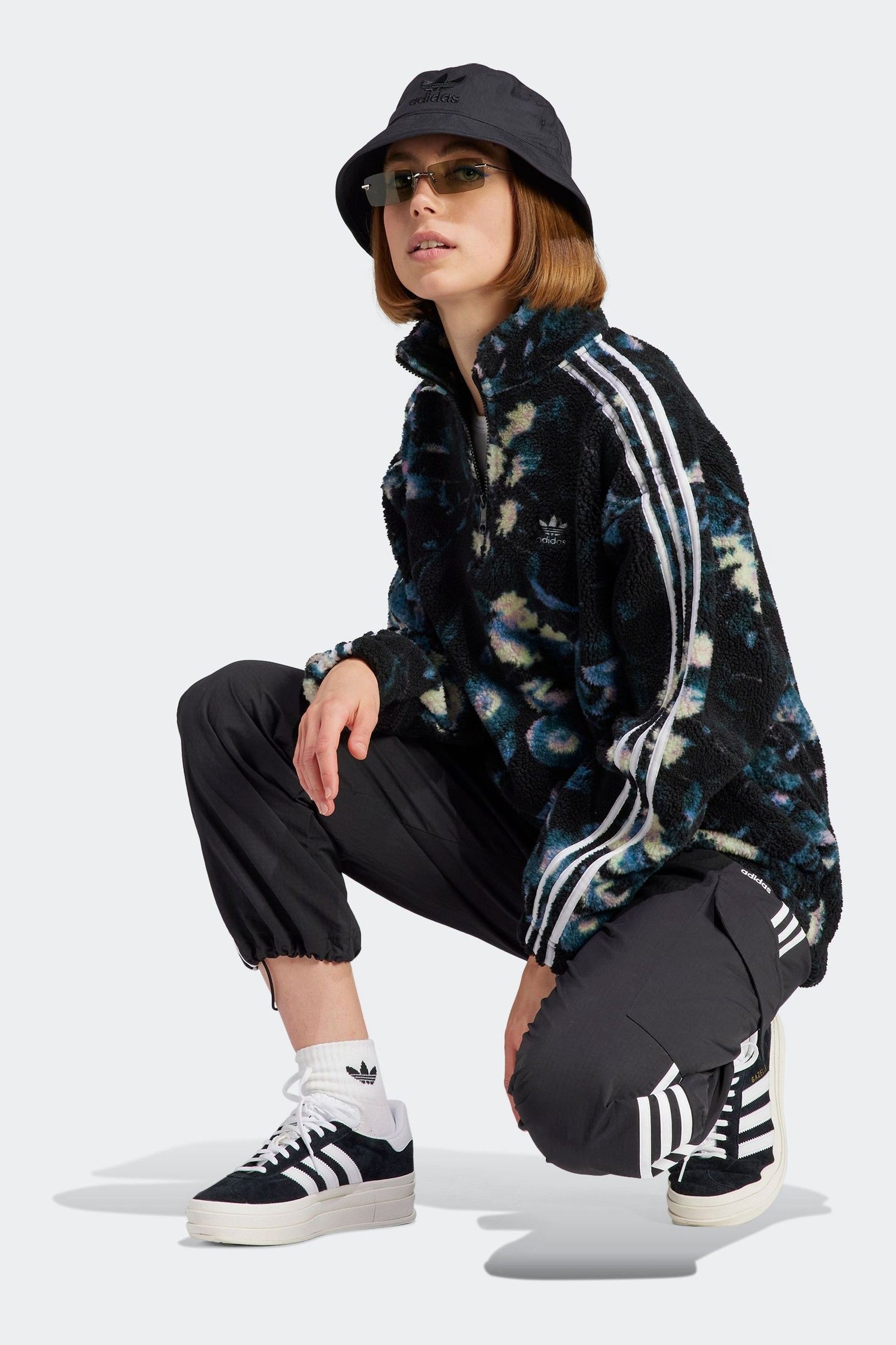 Adidas flower print tracksuit hot sale