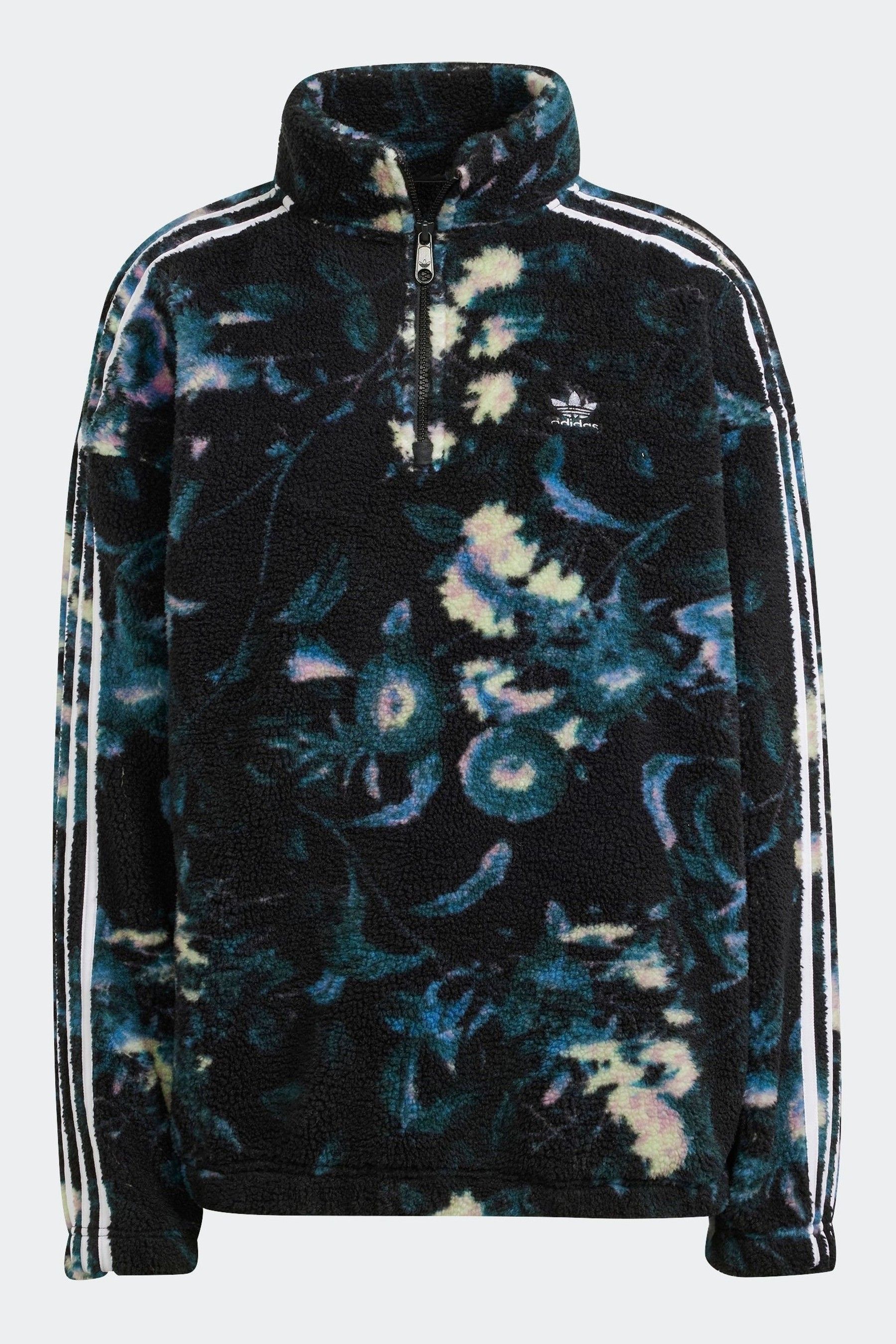 Buy adidas Originals Multi All Over Print Flower Fleece Jacket from Next Lithuania