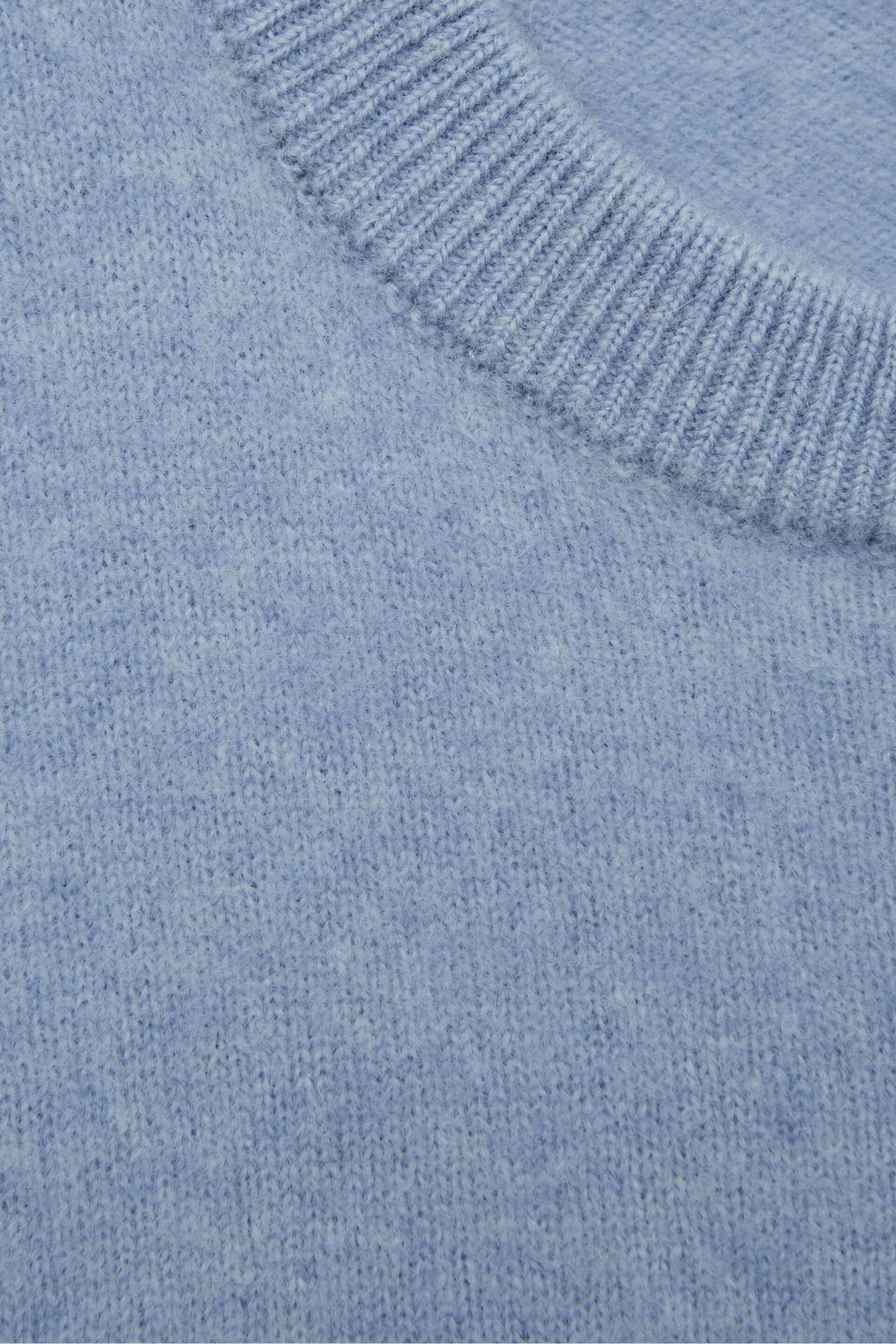 Reiss Soft Blue Prague Junior Merino Jumper - Image 5 of 5