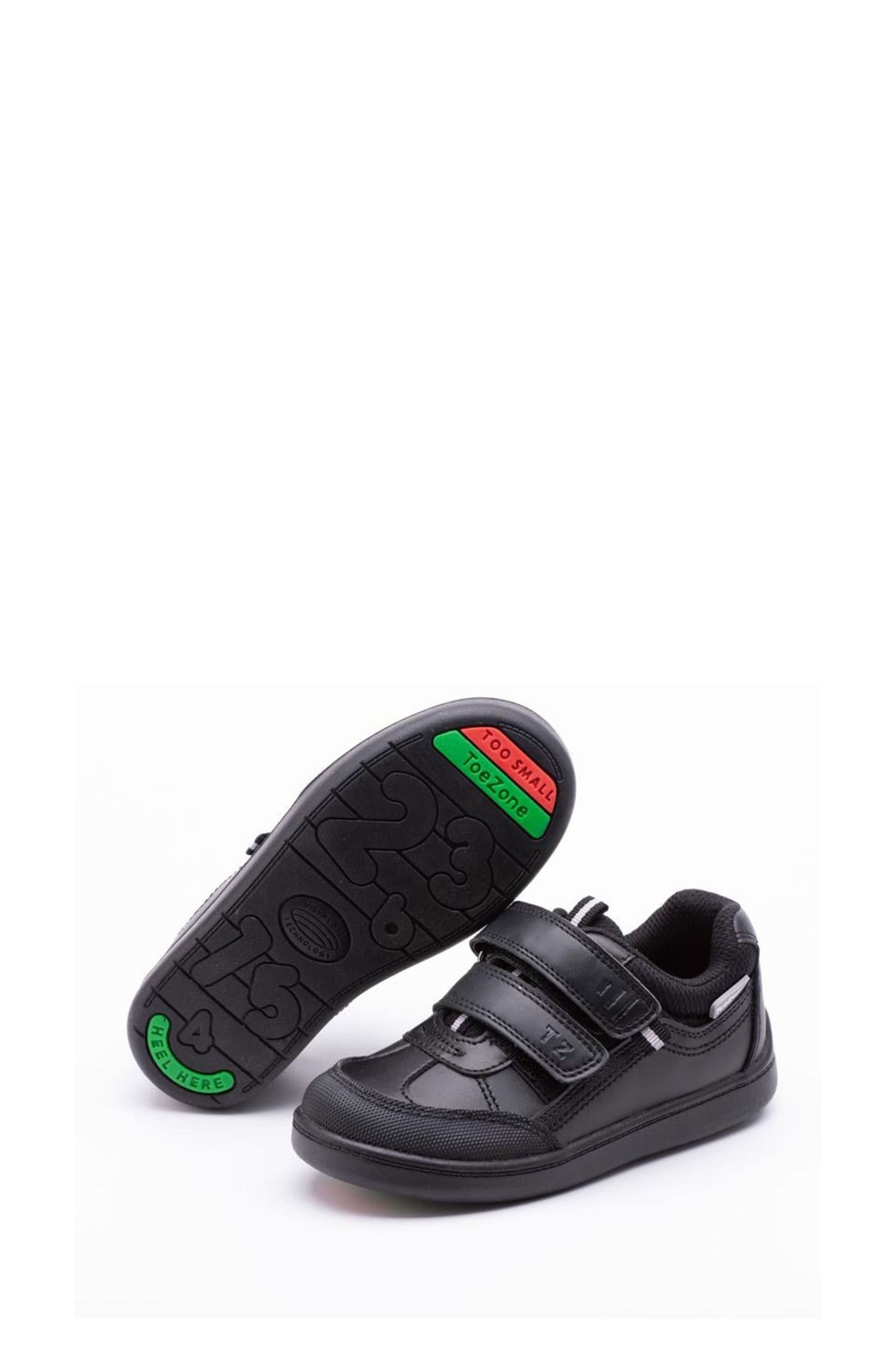 Toezone LEO Double Rip Tape Fastening Super Cool Black Shoes - Image 2 of 7