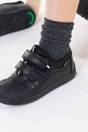 Toezone LEO Double Rip Tape Fastening Super Cool Black Shoes - Image 7 of 7