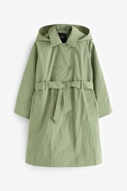 Khaki Green Shower Resistant Trench Coat (3-16yrs) - Image 4 of 8